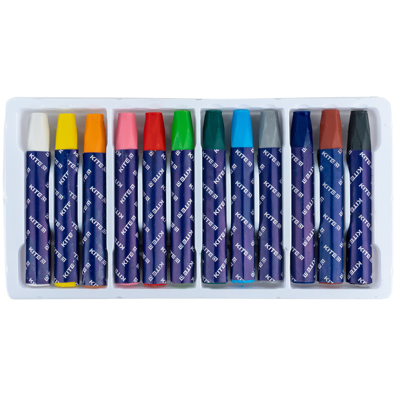 Пастель масляна Kite Classic K-071, 12 кольорів