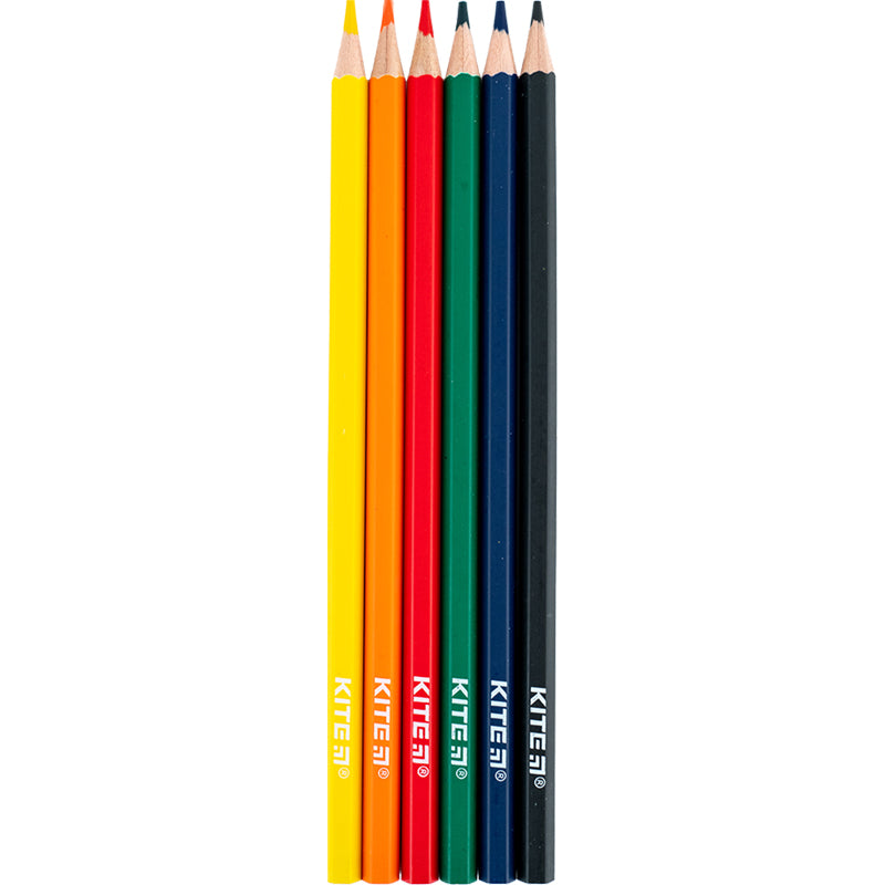 Карандаши цветные Kite Classic K-050, 6 шт.