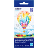 Олівці кольорові Kite Classic K-051, 12 шт. Олівці кольорові Kite Classic K-051, 12 шт.