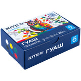 Гуаш Kite Classic K-062, 6 кольорів Гуаш Kite Classic K-062, 6 кольорів