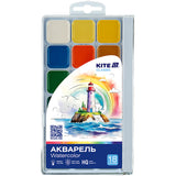 Фарби акварельні Kite Classic K-066, 18 кольорів Фарби акварельні Kite Classic K-066, 18 кольорів