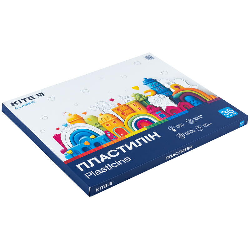 Пластилин Kite Classic K-078, 36 цветов, 720 г