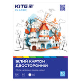 Картон белый Kite Classic K-254, A4, 10 листов Картон белый Kite Classic K-254, A4, 10 листов