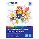 Бумага цветная двусторонняя Kite Classic K-293, А5 Бумага цветная двусторонняя Kite Classic K-293, А5