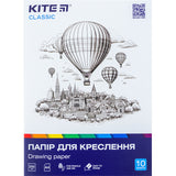Бумага для черчения Kite Classic K-269, А4, 10 листов, 200г/м2 Бумага для черчения Kite Classic K-269, А4, 10 листов, 200г/м2