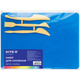 Набор для лепки Kite Classic K-1140-02 (доска + 3 стеки), синий Набор для лепки Kite Classic K-1140-02 (доска + 3 стеки), синий