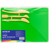 Набор для лепки Kite Classic K-1140-04 (доска + 3 стеки), зеленый Набор для лепки Kite Classic K-1140-04 (доска + 3 стеки), зеленый