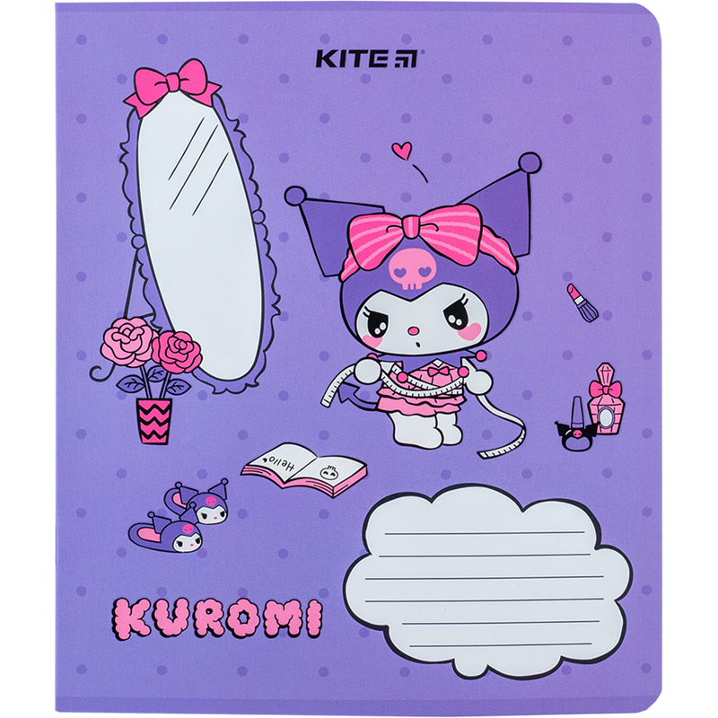 Зошит шкільний Kite Kuromi HK24-232-2, 12 аркушів, клітинка