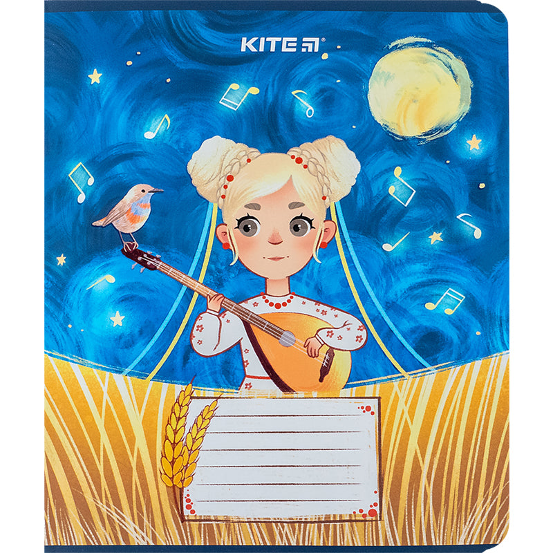 Тетрадь школьная Kite Красавицы K24-232-2, 12 листов, клетка