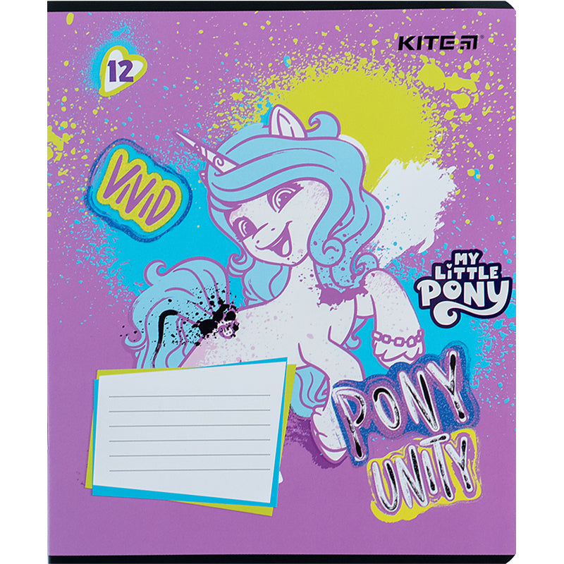 Зошит шкільний Kite My Little Pony LP24-234, 12 аркушів, лінія