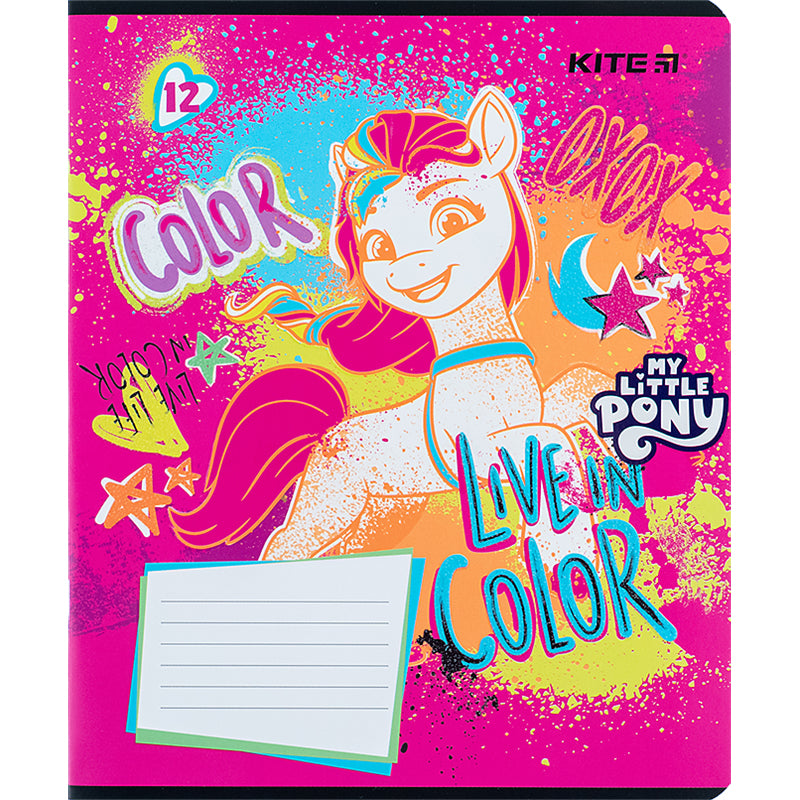 Зошит шкільний Kite My Little Pony LP24-234, 12 аркушів, лінія