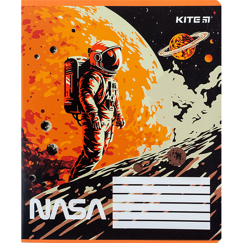 Тетрадь школьная Kite NASA NS24-234, 12 листов, в линию
