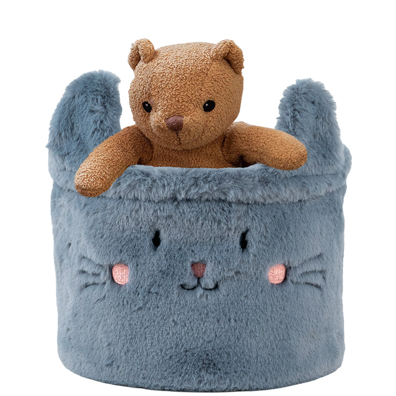 Кошик для зберігання Kite Cute Cat K24-3100S-2, 20х16 см, плюшевий
