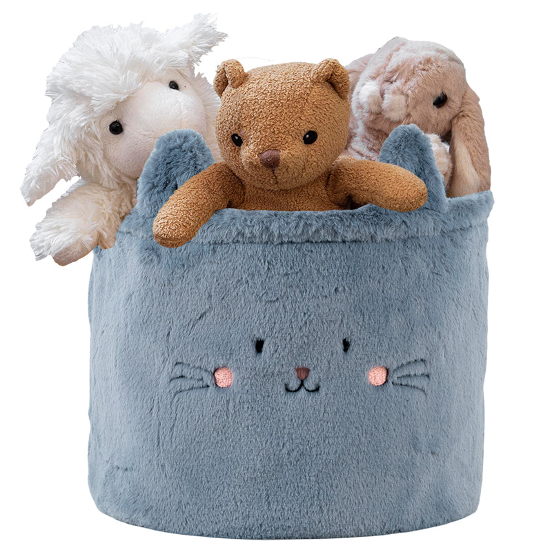 Кошик для зберігання Kite Cute Cat K24-3100M-2, 30х25 см, плюшевий