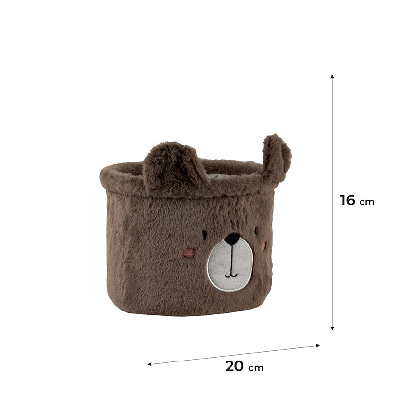 Кошик для зберігання Kite Sweet Bear K24-3100S-3, 20х16 см, плюшевий
