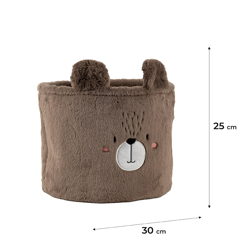 Кошик для зберігання Kite Sweet Bear K24-3100M-3, 30х25 см, плюшевий
