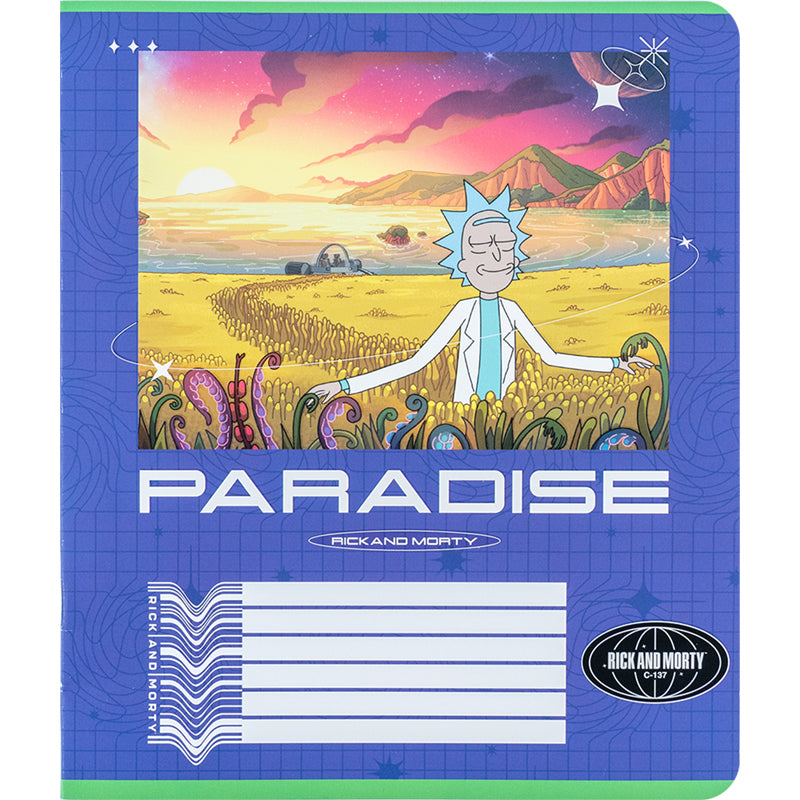 Зошит шкільний Kite Rick and Morty RM24-236, 18 аркушів, клітинка