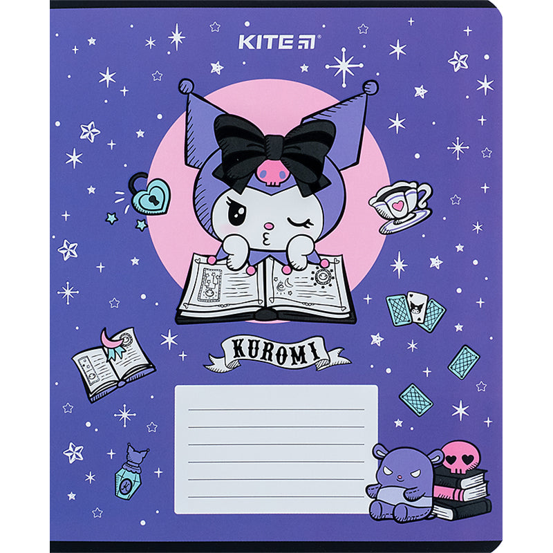 Зошит шкільний Kite Kuromi HK24-236, 18 аркушів, клітинка