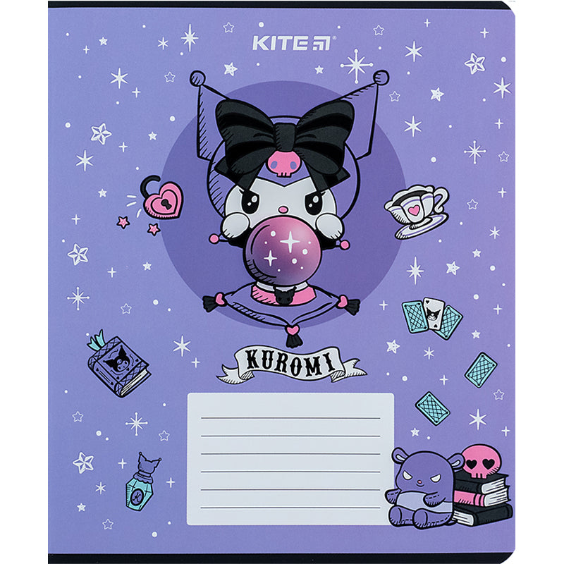Зошит шкільний Kite Kuromi HK24-236, 18 аркушів, клітинка