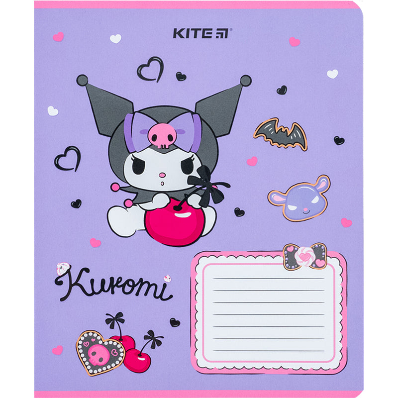 Зошит шкільний Kite Kuromi HK24-237, 18 аркушів, лінія