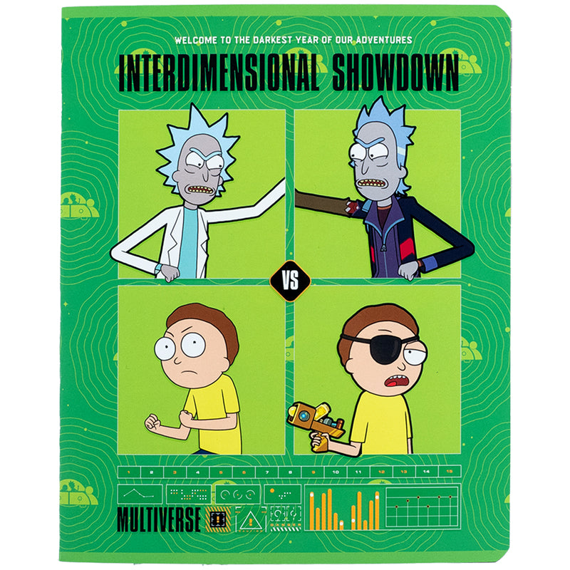 Зошит шкільний Kite Rick and Morty RM24-239, 24 аркуша, лінія