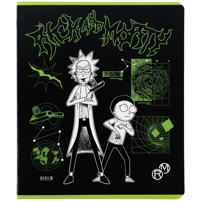 Зошит шкільний Kite Rick and Morty RM24-259, 48 аркушів, клітинка