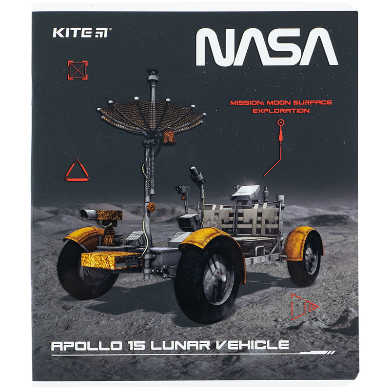 Зошит шкільний Kite NASA NS24-259, 48 аркушів, клітинка