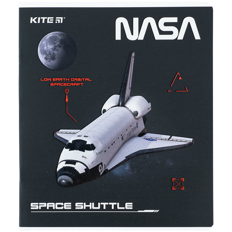 Зошит шкільний Kite NASA NS24-259, 48 аркушів, клітинка