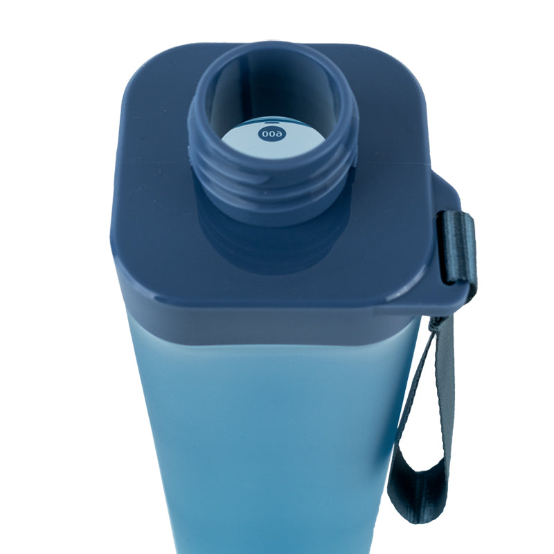 Бутылочка для воды квадратная Kite K24-1210-1, 700 мл, синяя