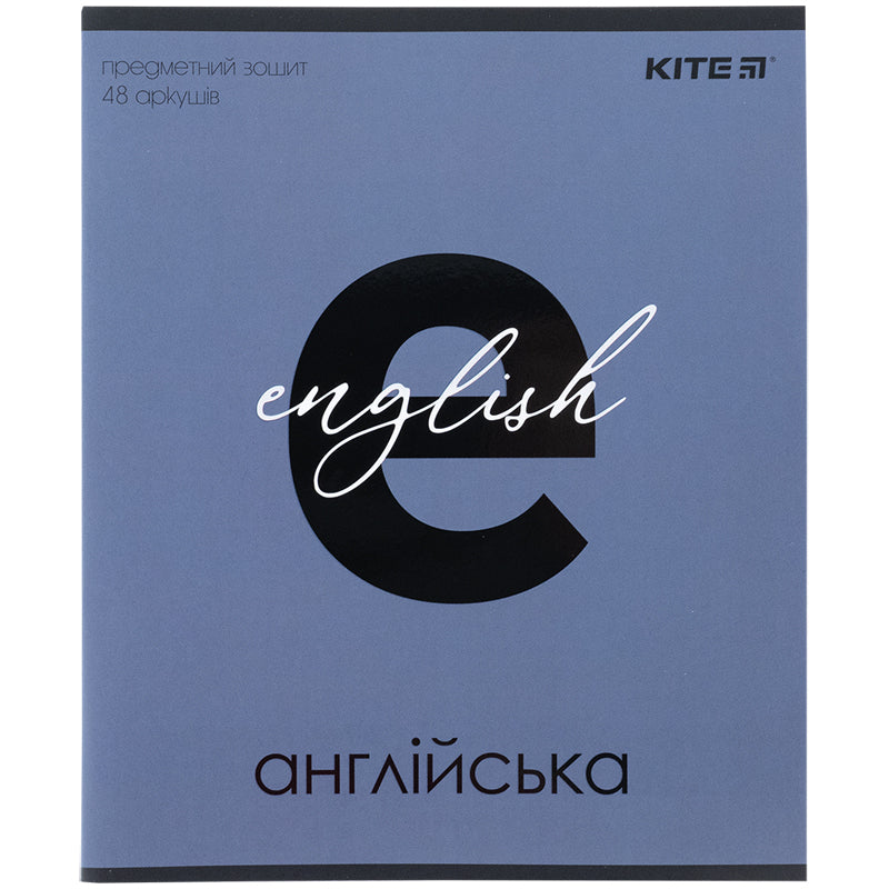 Зошит предметний Kite Letters K24-240-2, 48 аркушів, лінія, англійська мова