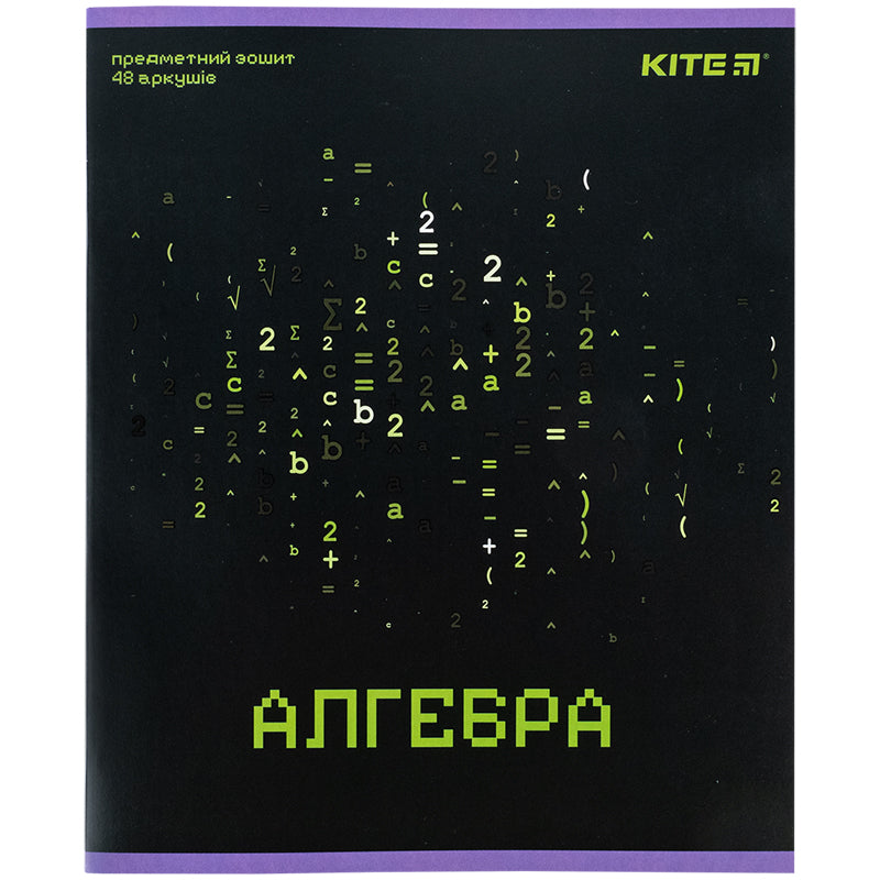 Зошит предметний Kite Neo K24-240-16, 48 аркушів, клітинка, алгебра