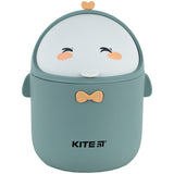 Настольный контейнер для мусора Kite K24-010-1, серо-зеленый Настольный контейнер для мусора Kite K24-010-1, серо-зеленый