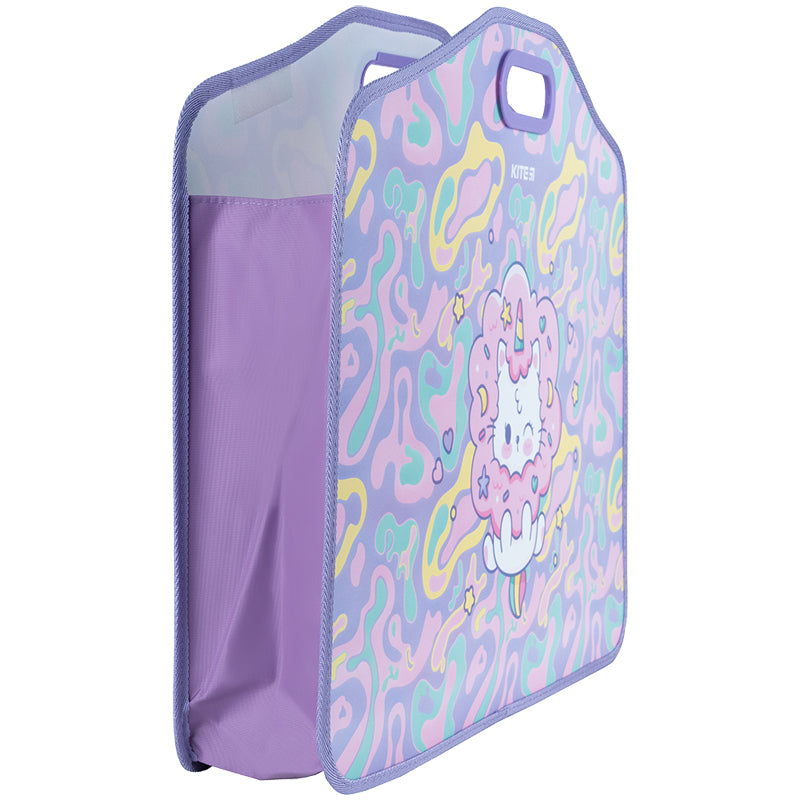 Портфель на липучках Kite Rainbow Catcorn K24-208-1, 1 відділення, A3