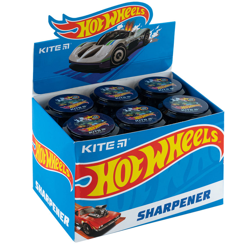 Точилка с контейнером Kite Hot Wheels HW24-117