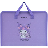Папка-портфель на молнии Kite Kuromi HK24-202, 1 отделение, A4 Папка-портфель на молнии Kite Kuromi HK24-202, 1 отделение, A4