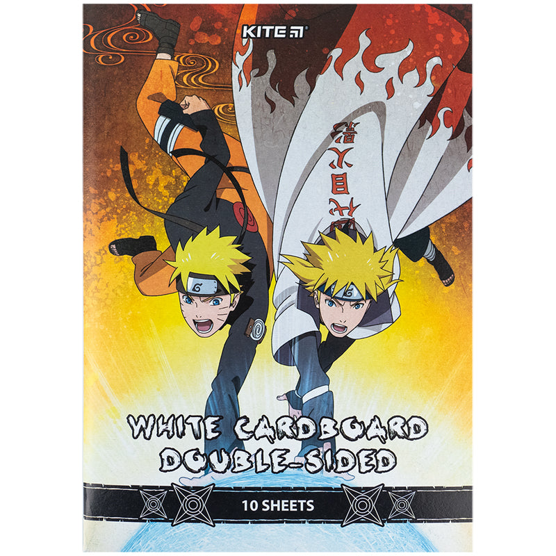 Картон белый Kite Naruto NR24-254, А4, 10 листов