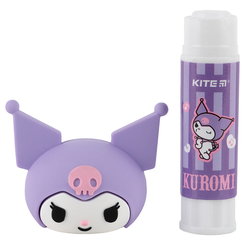 Клей-олівець PVP Kite Kuromi HK24-131, з фігурним ковпачком