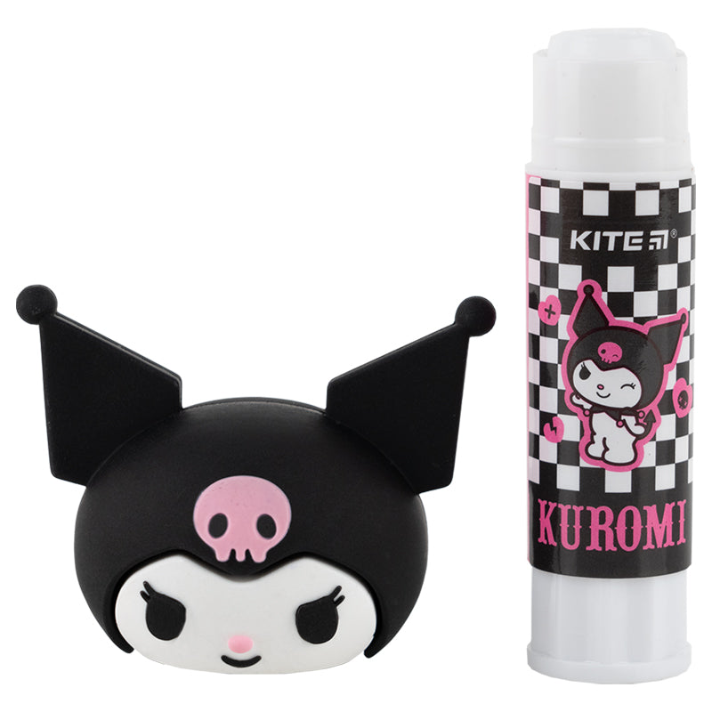Клей-олівець PVP Kite Kuromi HK24-131, з фігурним ковпачком