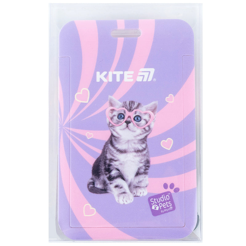 Бейдж-слайдер Kite Studio Pets SP25-450, рожевий