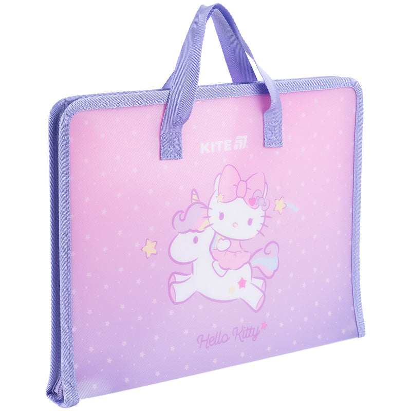 Папка-портфель на блискавці Kite Hello Kitty HK25-202-1, 1 відділення, A4