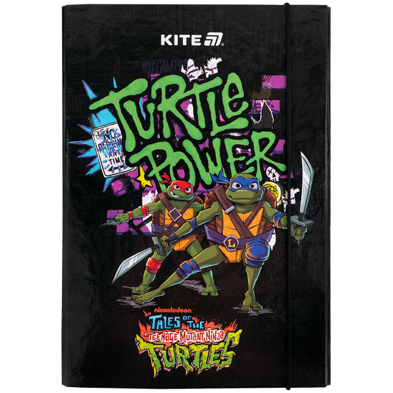 Папка для зошитів на гумці Kite Ninja Turtles NT25-210, картон