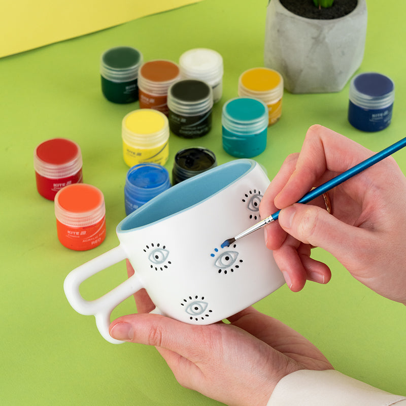 Фарби акрилові Kite Creative K-275, 12 кольорів, 20 мл