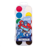 Фарби акварельні Kite Transformers TF25-061, 12 кольорів Фарби акварельні Kite Transformers TF25-061, 12 кольорів