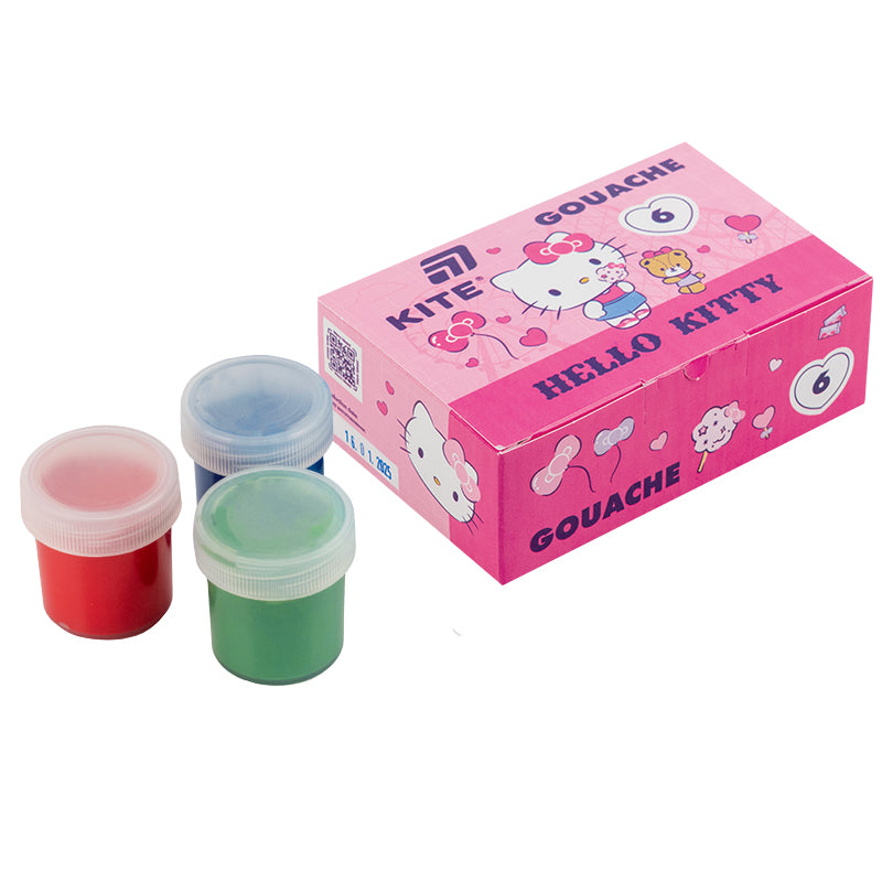 Гуашь Kite Hello Kitty HK25-062, 6 цветов
