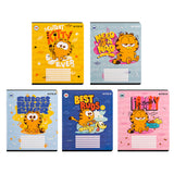 Зошит шкільний Kite Garfield GF24-232, 12 аркушів, клітинка Зошит шкільний Kite Garfield GF24-232, 12 аркушів, клітинка