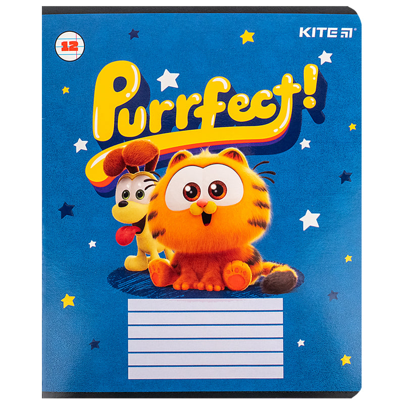 Зошит шкільний Kite Garfield GF24-234, 12 аркушів, лінія