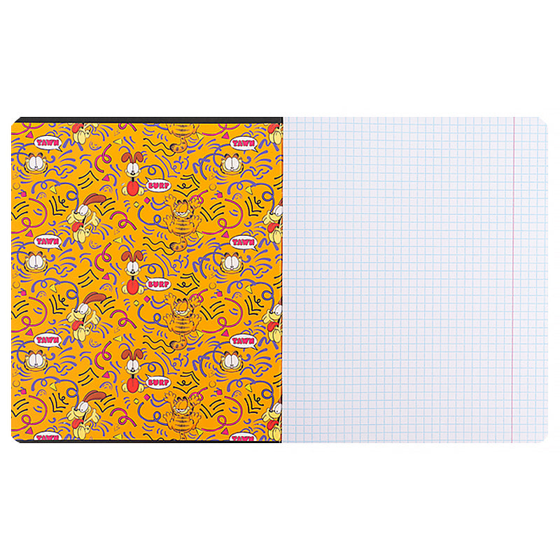 Зошит шкільний Kite Garfield GF24-236, 18 аркушів, клітинка