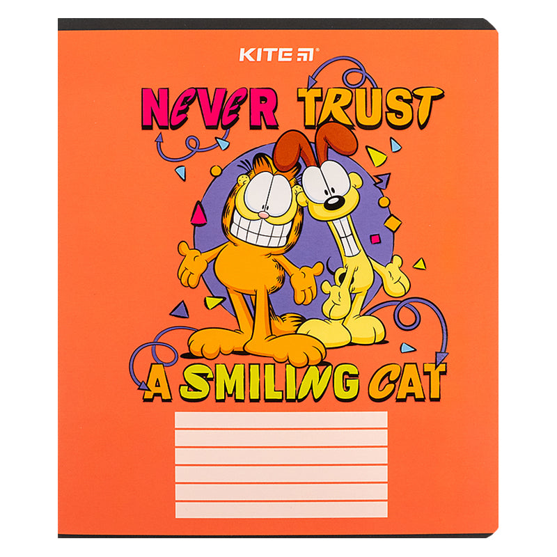 Зошит шкільний Kite Garfield GF24-236, 18 аркушів, клітинка