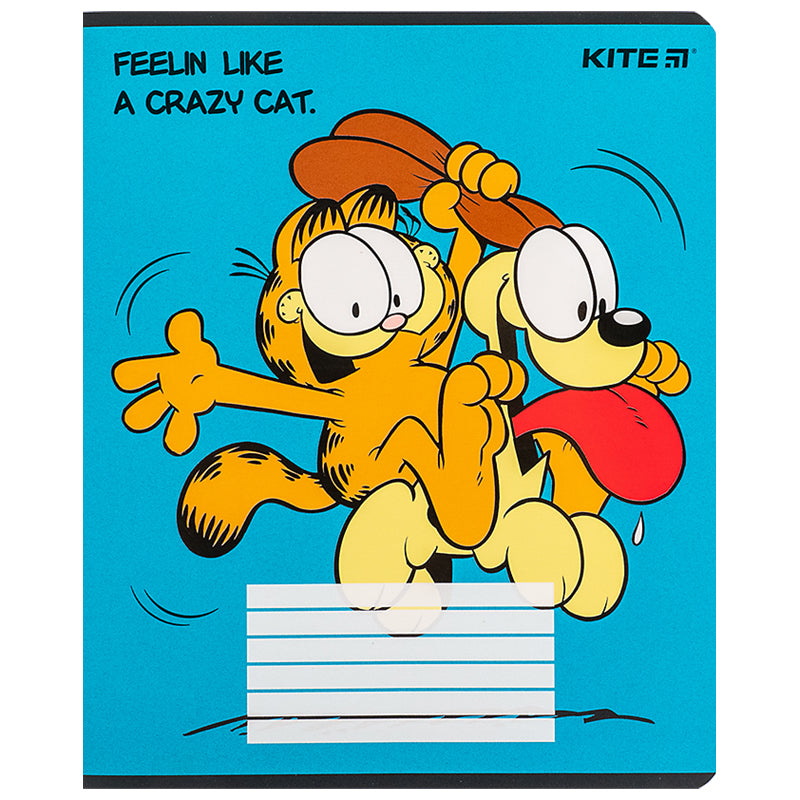 Зошит шкільний Kite Garfield GF24-237, 18 аркушів, лінія