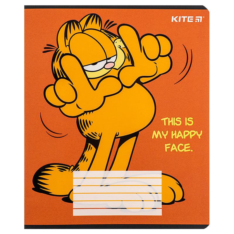Зошит шкільний Kite Garfield GF24-237, 18 аркушів, лінія